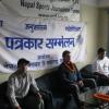 Conferencia de prensa dada al Periodismo Deportivo de Nepal