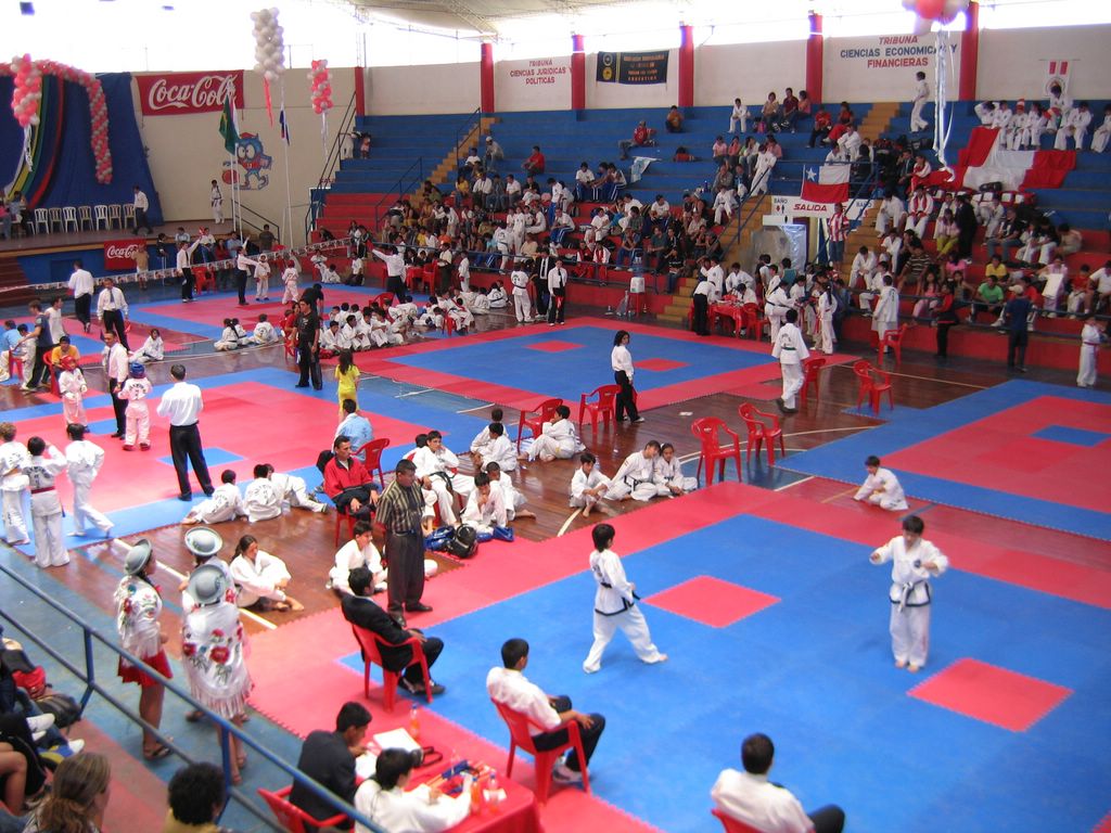 Panoramica del lugar de competencia